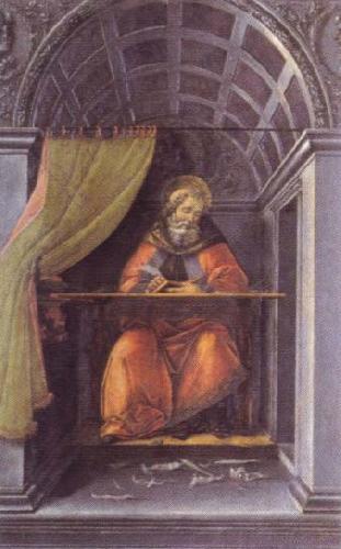Sandro Botticelli st.augustine in the cell oil painting picture